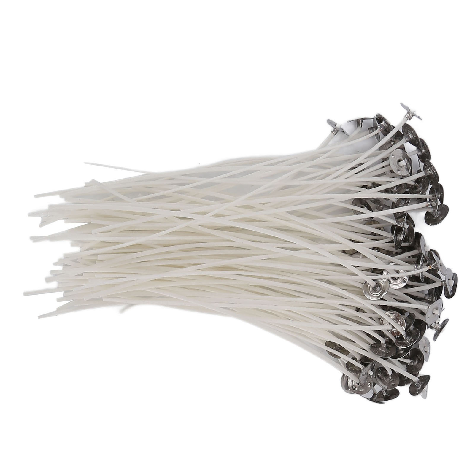 FTVOGUE 200pcs Candle Wicks 6 Inch Cotton Core Candle Making Supplies Pre  Tabbed NEW HT 